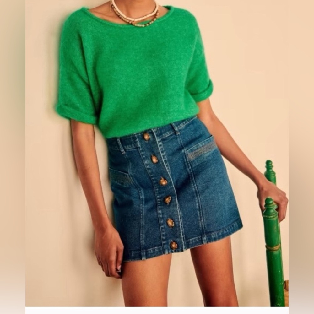 Sezane Denim Skirt Size 6